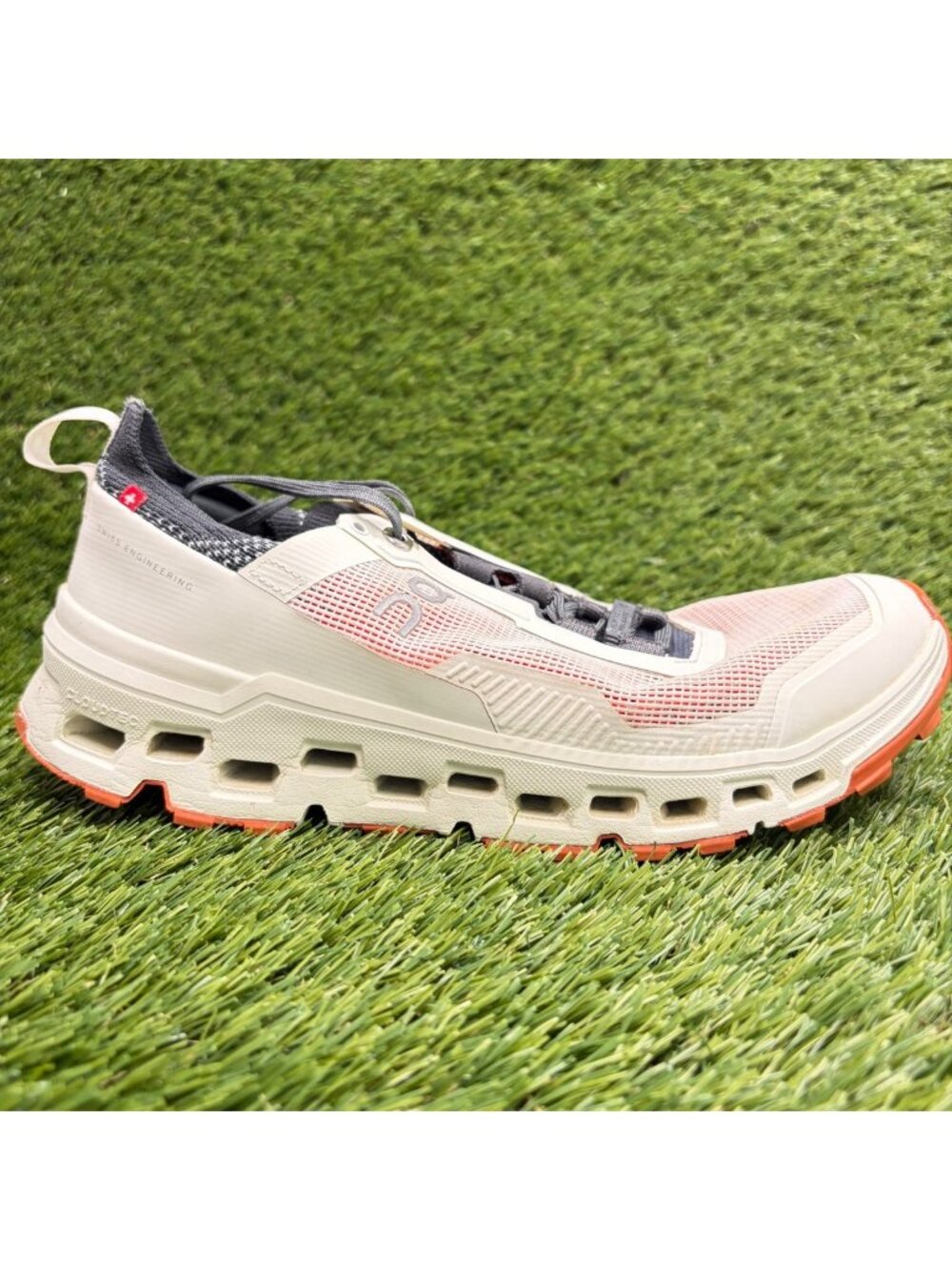 On Cloudultra 2 Womens Size 8.5 White Orange Athletic Running Shoes Sneakers